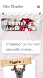 Mobile Screenshot of falenblomster.dk