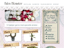 Tablet Screenshot of falenblomster.dk